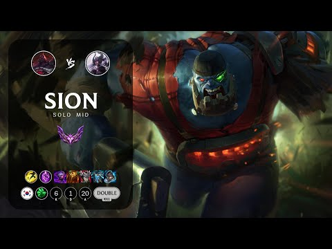 Sion Mid vs Syndra - KR Master Patch 13.5