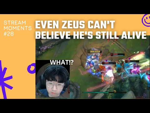 Even Zeus can't believe he's still alive ... | T1 Moments
