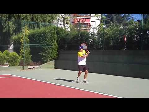 Sergio Lozano - Entrenamiento de tenis (Madrid, 2018)