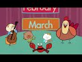 12. Sınıf  İngilizce Dersi  Music Here is our &quot;Months of the Year Song&quot; - a fun folk song to help kids learn all 12 months of the year. Mother Hen sings the ... konu anlatım videosunu izle