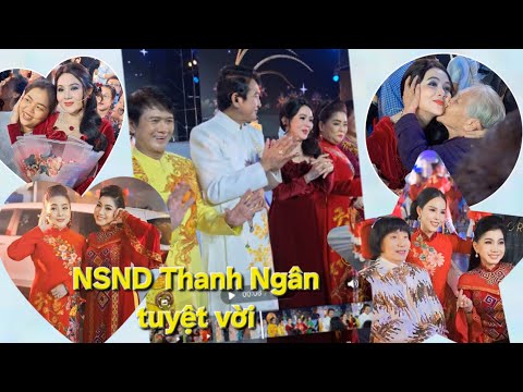 NSND Thanh Ngân trong vòng tay khán giả sau chương trình Vầng trăng Cổ nhạc - Hậu trường các nghệ sĩ