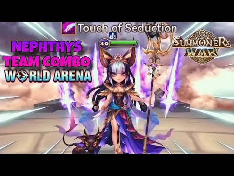 Nephthys Team Combo in World Arena Ep. 3 - Summoners War