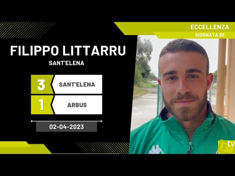 Filippo Littarru attaccante Sant'Elena 02-04-2023 - Diario Sportivo
