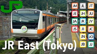 [4K] 🇯🇵 JR East within Tokyo | All the Lines