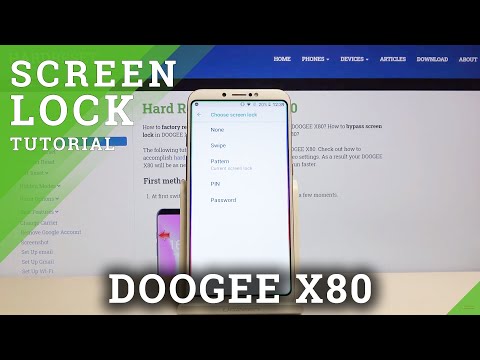 How to Set Different Screen Lock Type in Doogee X80 – Add Screen Lock