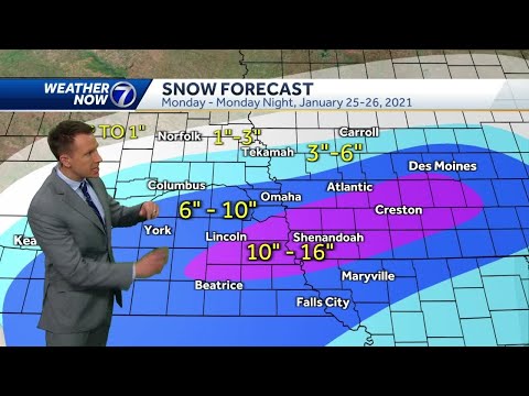 SEVERE IMPACT: Heavy snow likely Monday