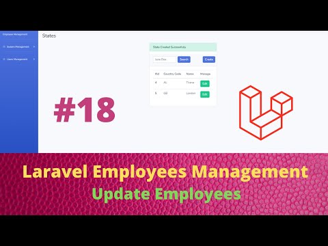 01 Employees Management Application with Laravel and Vuejs