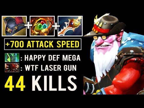 NEW CRAZY ITEM Pirate Hat + Apex 700 Attack Sniper Most Crazy Rapier Defense vs Mega Dota 2