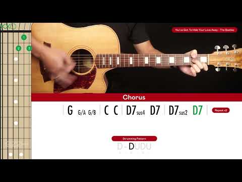 You've Got To Hide Your Love Away Guitar Cover The Beatles 🎸|Tabs + Chords|