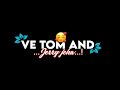 Black Screen Status ️Tom And Jerry Song WhatsApp Status Black Screen Tom And Jerry Status