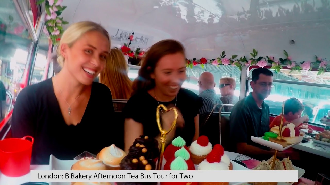 B Bakery Afternoon Tea Bus Tour for Two in London
