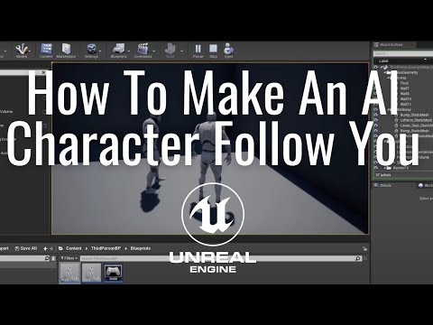 How to make an AI character follow you in the Unreal Engine
