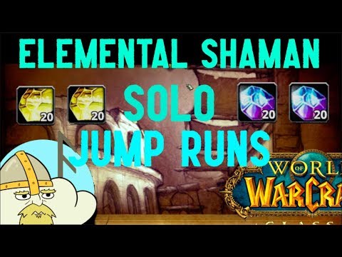 WoW Classic - How to SOLO dm e jump runs as Elemental shaman! (17 min runs!)