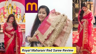 Trending Royal Maharani Banarasi Tissue Silk Saree Review| Best saree for Diwali | Krrish Sarkar