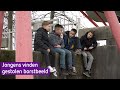 Jongens vinden gestolen borstbeeld tijdens het freerunnen