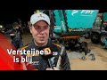 Vick Versteijnen eindelijk blij in de Dakar Rally.