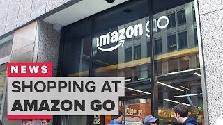 Shopping at Amazon Go in San Francisco