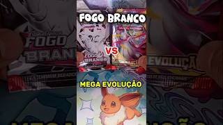 Batalha de Booster Fogo Branco VS Mega Evolução #pokemon #packbattle #pokemoncards #packopenning