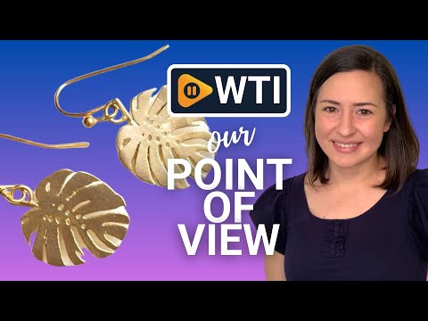 Monstera Earrings Leaf Earrings Botanical Floral Jewelry Gold Tropical Earrings Plant Lady Minimalist Earrings Dangle Earrings Gold Earrings - WTI product video review