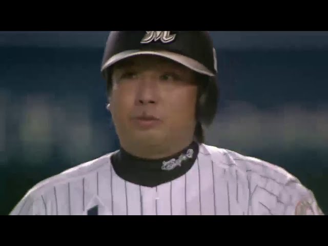 【1回裏】現役最終戦1番・DH里崎 その最初の打席は... 2014/9/28 M-Bs