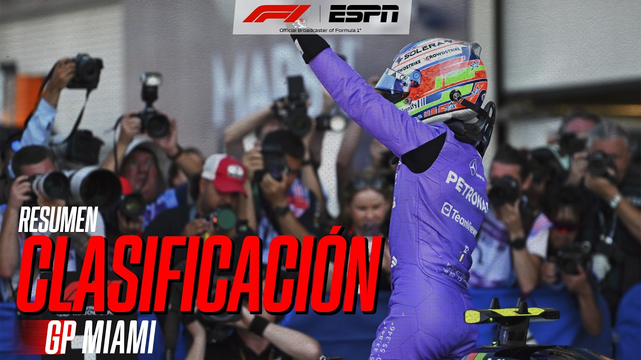 BRILLANTE POLE DE ANTONELLI PARA EL GP DE MIAMI | COLAPINTO SIGUE MEJORANDO Y LARGARÁ 8° | Fórmula 1