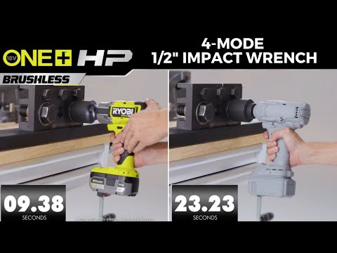 Head-to-Head: 18V ONE+ HP Brushless 4-Mode 1/2" Impact Wrench