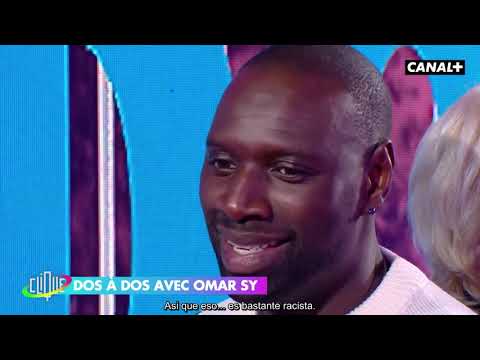 Omar Sy dos à dos avec Catherine Ceylac   Clique   CANAL+
