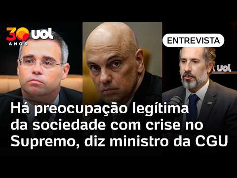 Há preocupação legítima da sociedade com crise no Supremo, e Lula sabe disso, diz ministro da CGU