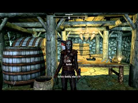 Skyrim - Thieves guild: The Pursuit, Meet Karliah at the Ragged Flagon [PC]