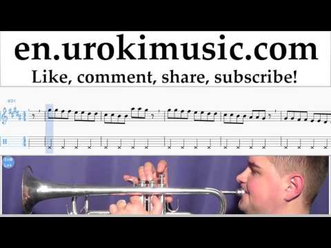 How to Play Trumpet Major Lazer, Justin Bieber - Cold Water Part#1 Melody School Learn Class Course