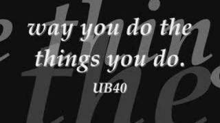 way you do the things you do - UB40