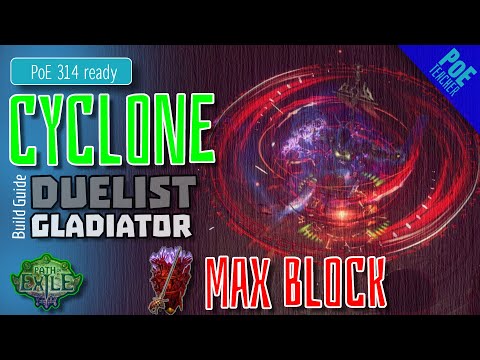 【Path of Exile - PoE】 Cyclone Build - Gladiator Duelist