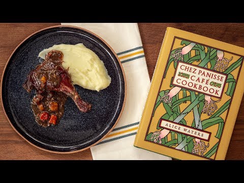 BRAISED DUCK LEGS on red wine | By Alice Waters | From Chez Panisse Cafe Cookbook