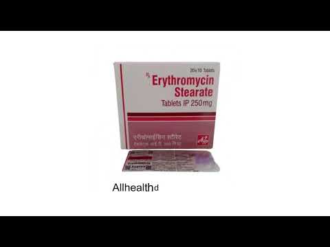 Erythromycin Stearate 250 Mg Tablet, Packaging Size: 1x10