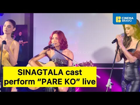 GLAIZA, RHIAN, ARCI, RAYVER, MART perform Eraserheads’ PARE KO live at SINAGTALA mediacon