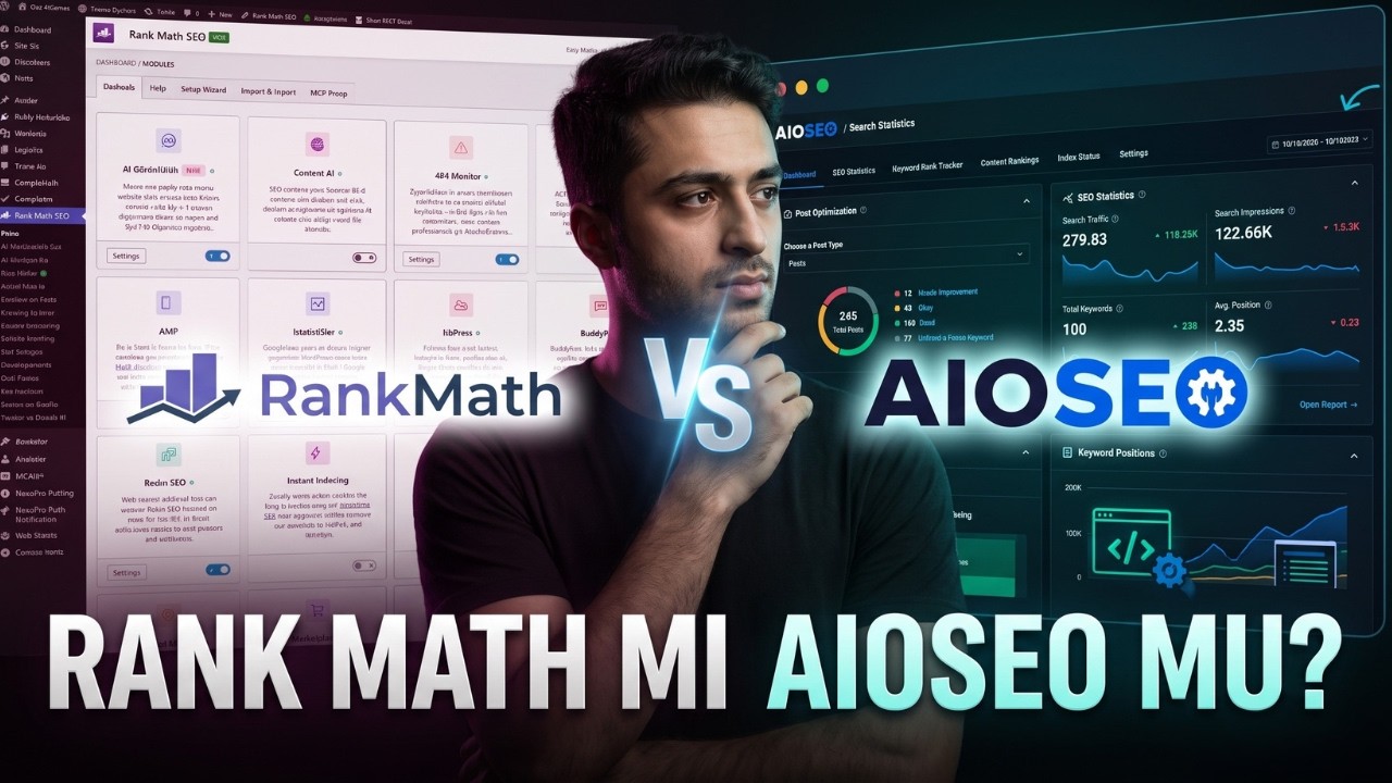 Rank Math mı AIOSEO mu? 2026 WordPress SEO Karşılaştırması