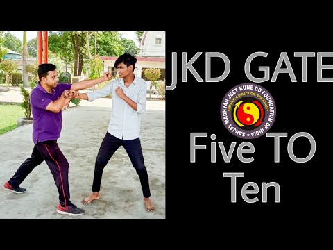 JKD Gate Five to Ten Techniques for stopping any punch.. #boxing #jeetkunedo #kungfu #taekwondo