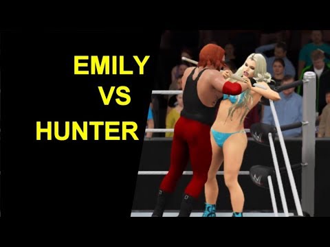 WWE 2K17 Amazon Emily vs Hunter - Extreme Rules