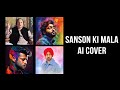 Download Lagu Sanson Ki Mala  Rahat x Nusrat Fateh Ali Khan AI  Diljit AI  Atif AI  Arijit  AI Cover  DJ MRA Mp3 Free
