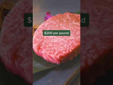 Why a single Wagyu beef cow can be sold for up to $30,00 #shorts