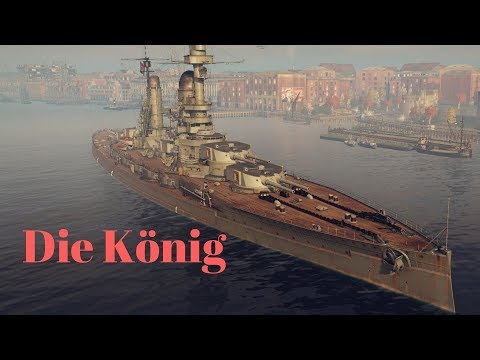 World of Warships - Die König - Tier 5 [ deutsch gameplay wows ]