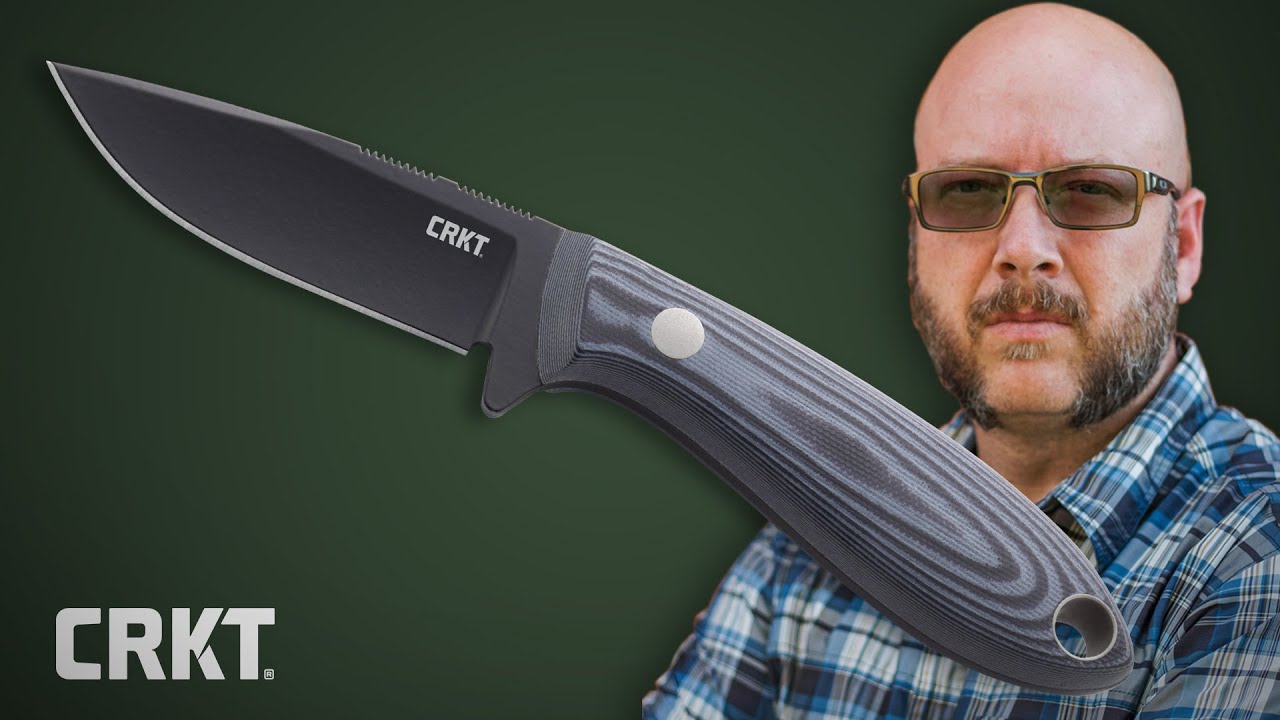 CRKT Mossback Bird & Trout 2832 Fahrtenmesser, Tom Krein Design