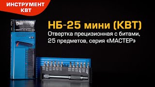 НБ-25 мини: Отвертка прецизионная со сменными битами для точной механики