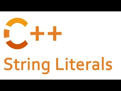 String Literals in C