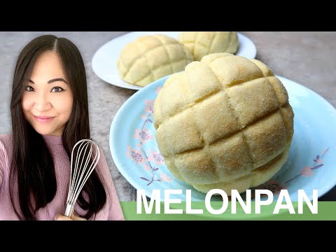 RECIPE: Melonpan | Japanese Bread | Sweet Melon Rolls | Fluffy and Soft | Melon Pan