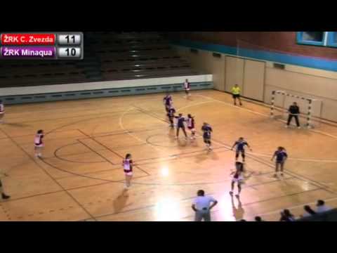 19.10.2014. ŽRK Crvena Zvezda - ŽRK Minaqua - 1. poluvreme