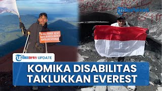 Dulu Dibully hingga Depresi 3 Tahun, Komika Disabilitas Anggi Wahyuda Sukses Taklukan Gunung Everest