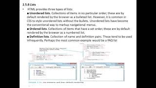 Inline, block element, character entities, list in HTML  | VTU 6th sem
