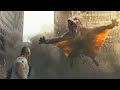 Giant Flying Wolf George Vs Ralph Vs Lizzie Final Battle Scene Rampage 2018 Movie Clip HD