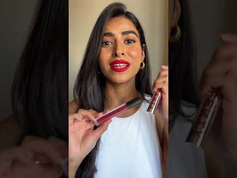 Fenty Beauty MVP lipstick alternative from an Indian brand. Red lipstick for dusky skin #redlipstick